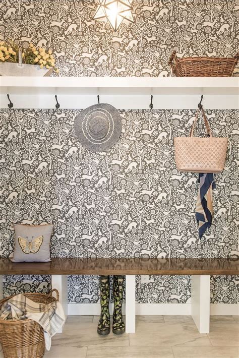 Wallpaper For Mud Room