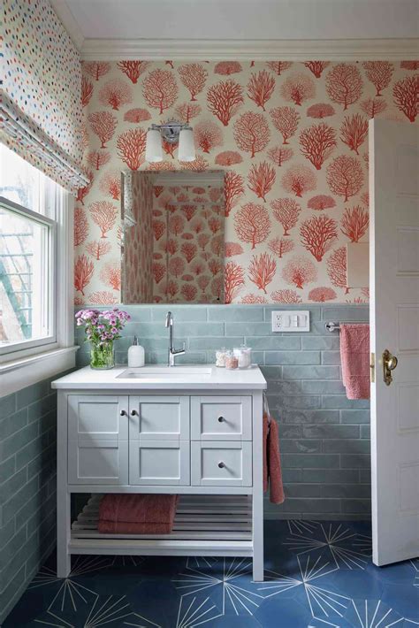 Wallpaper Patterns For Bathrooms
