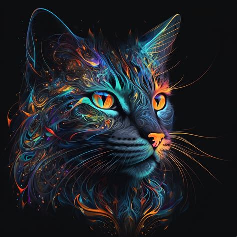 Wallpapers Abstract Cat