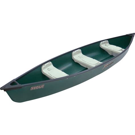 Sun Dolphin 14' Scout Canoe, Green