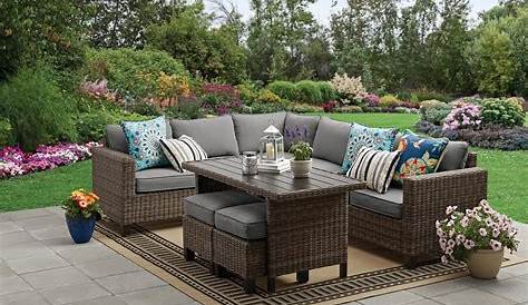 Walmart Outdoor Patio Furniture Better Homes Gardens Providence 2 Person Glider Loveseat