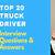 walmart truck driver phone interview questions