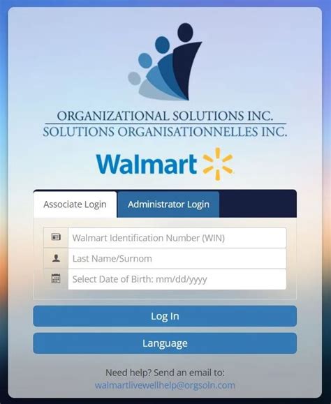 walmart livewell associate login