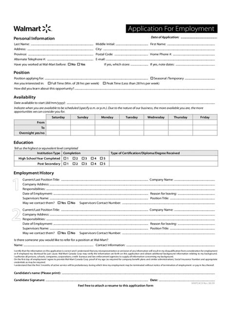 walmart.com/employment application
