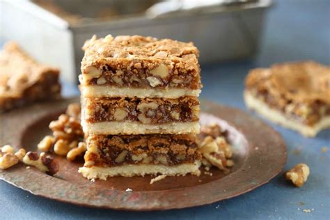 walnut bars squares recipes