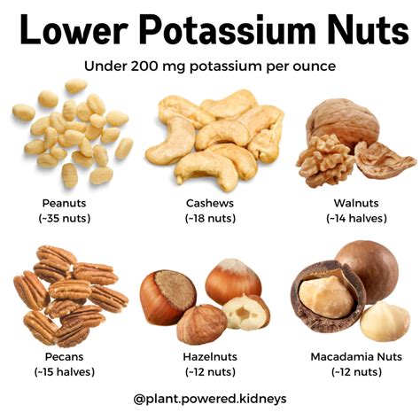 Walnuts Potassium Amount