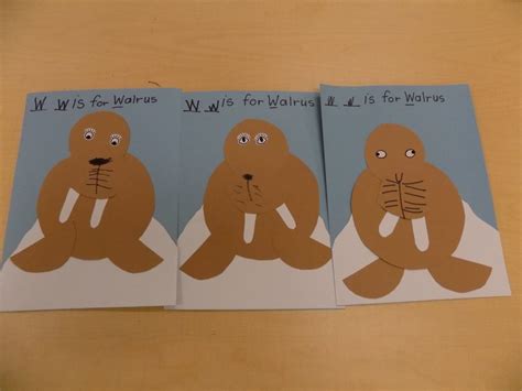 walrus activities for preschoolers