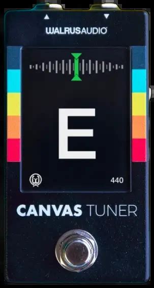 walrus audio canvas tuner pedal manual