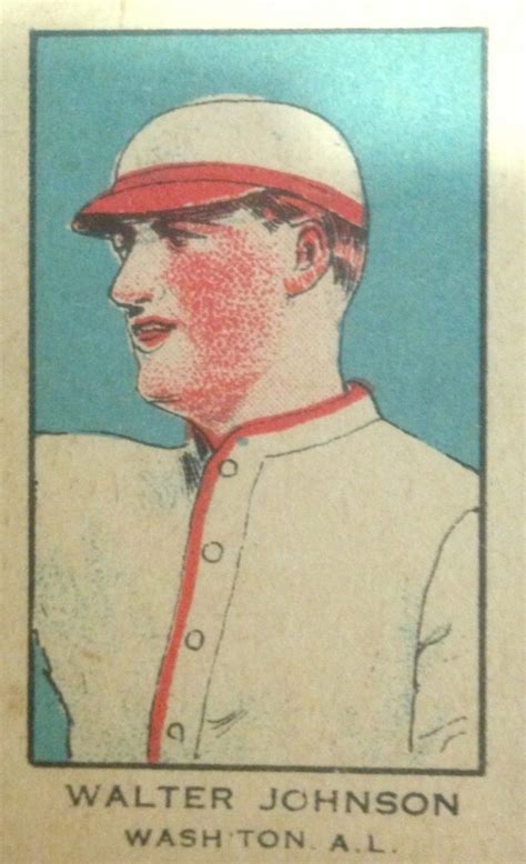 walter johnson baseball card