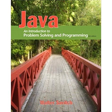 walter savitch java an introduction to problem solving and programming pdf