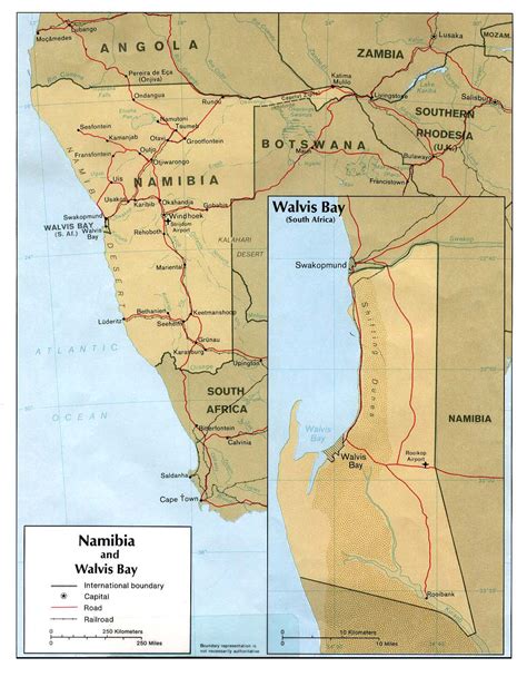 walvis bay namibia map download