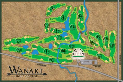 Wanaki Golf Course Map