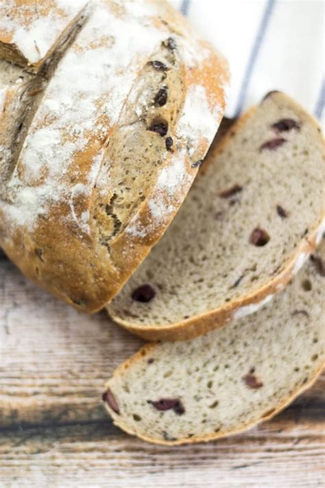 Wanderlust Kitchen Easy Rustic Olive Bread