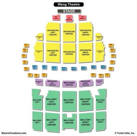 wang theater boston ma seating chart
