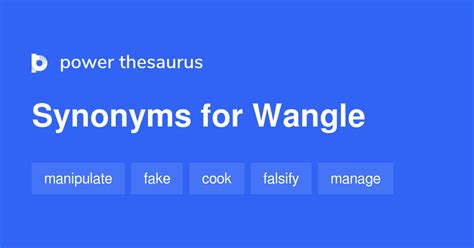 wangle definition synonyms