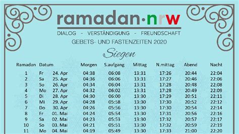 wann beginnt ramadan 2024