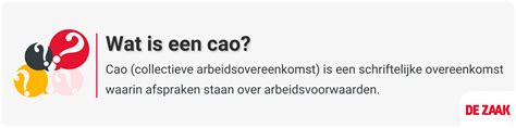 wanneer is cao verplicht