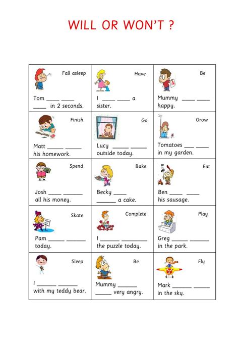 Want Will Won&#039;t List Pdf