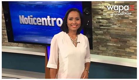Keylla Hernández, presentadora del noticiero de Wapa TV