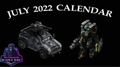 war commander event calendar 2023 april
