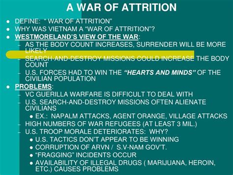 War Of Attrition Define
