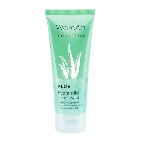 Wardah Aloe Hydramild Facial Wash Gel 60ml Shopee Indonesia