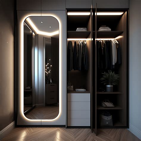 Wardrobe Mirror With Lights