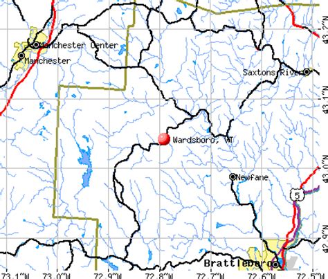 Wardsboro Vt On Map