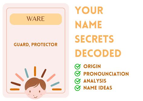 Ware Name Pronunciation