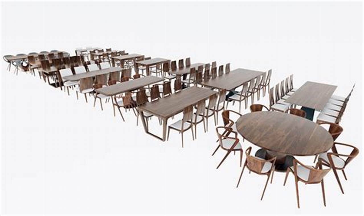warehouse table and chairs