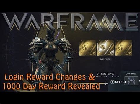 Warframe 1000 Day Login Reward (Lodestar Armor) YouTube
