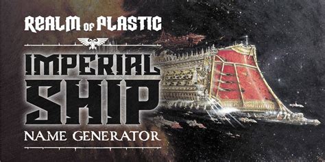 warhammer ship name generator