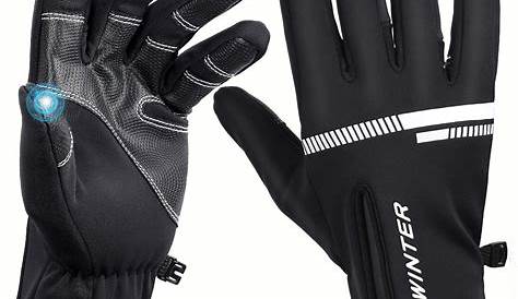 Winter Thin Thermal Gloves,Waterproof Windproof Touchscreen Gloves