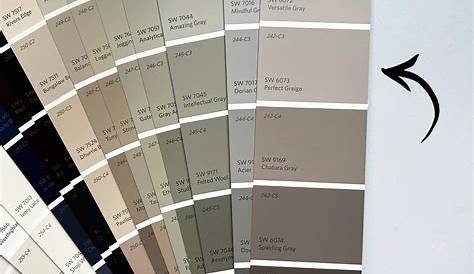 The best warm gray or greige paint colours by Sherwin