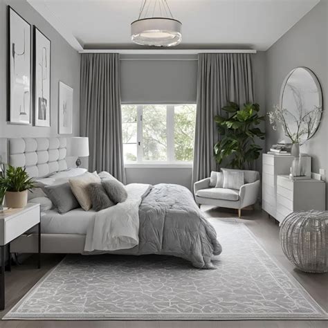 Warm and Inviting: Layering Textures Bedroom Ideas for Grey Carpet