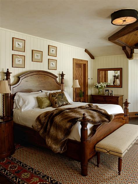 Warm Brown Bedroom Patterns and Textures