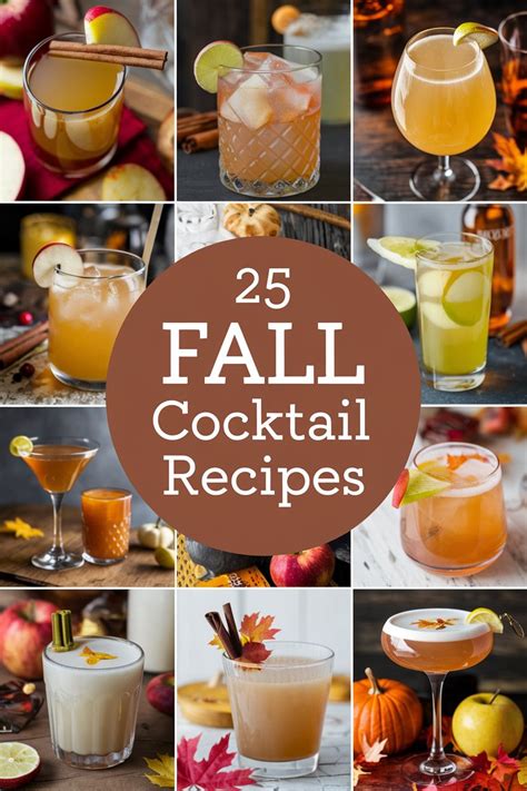 Warm Fall Mixed Drinks