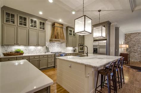 Warm Grey For Kitchen Cabinets