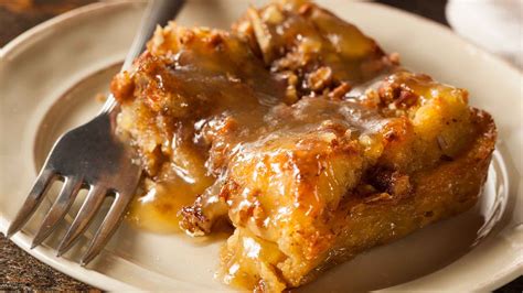 Warm Toffee Bread Pudding