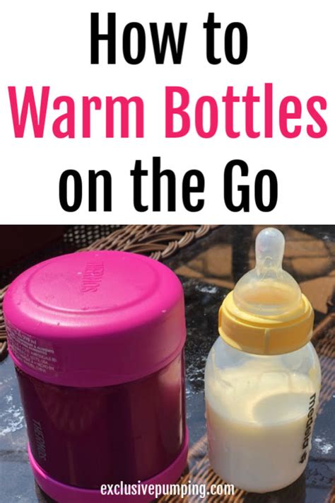 warm up baby bottle on the go