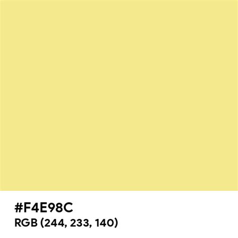 warm yellow hex code