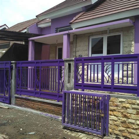 pilihan warna pagar teras yang cocok untuk rumah minimalis
