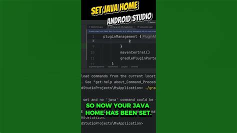 Warning Java_Home Is Not Set