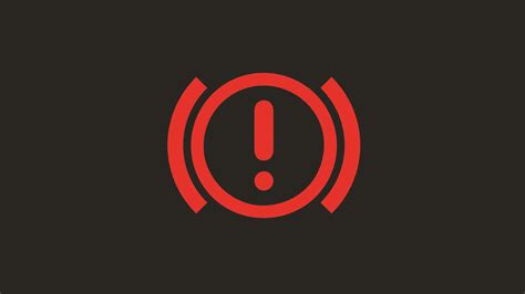 Warning Light Car With Exclamation Point