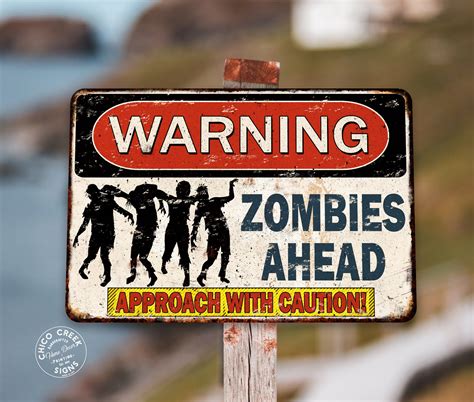Warning Signs Zombie