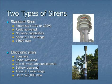 Warning Sirens Meaning