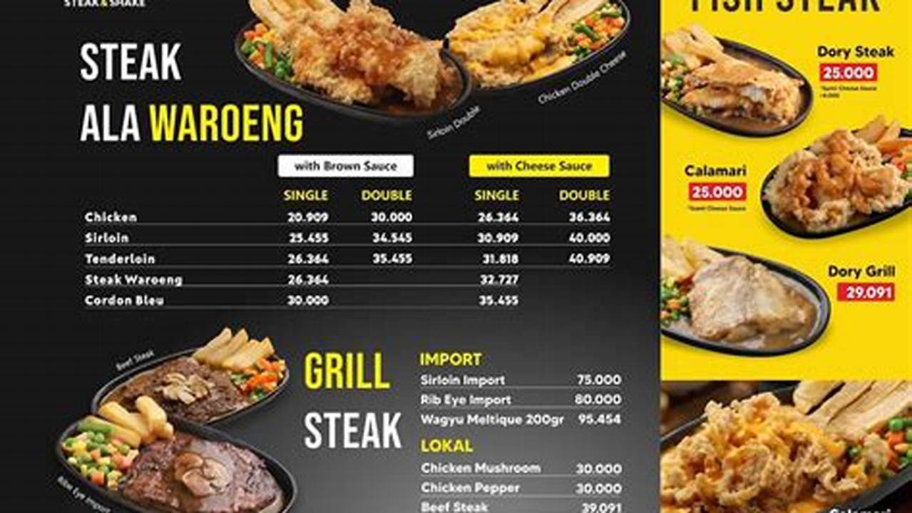 Waroeng Steak &amp; Shake Kelapa Dua: Cita Rasa Kuliner yang Tak Tertahankan