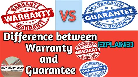 warranty and guarantee coverage