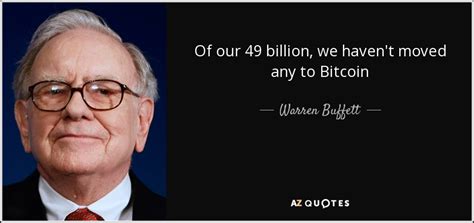 Warren Buffett quotes on Bitcoin