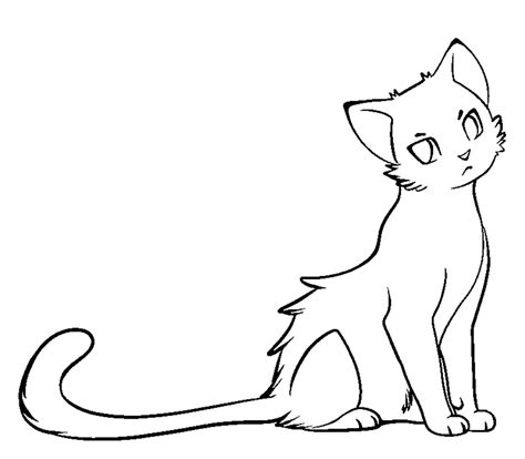Cat Coloring Page Warrior Cat Coloring Home